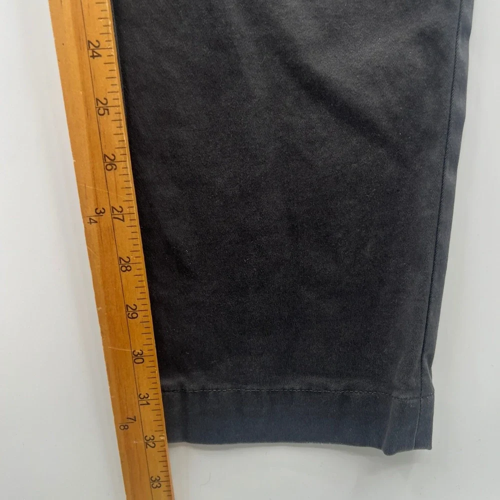 Banana Republic Fulton‎ Chino Mens Pants 33x34 Dark Gray Tailoring Performance